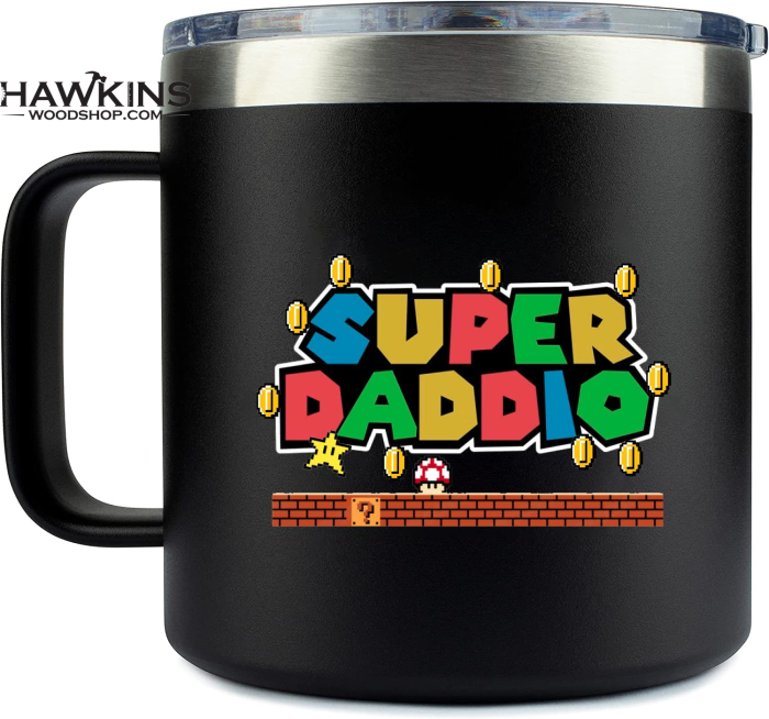 STORE 14Oz Mug- Superdaddio | Fathers Day Gifts for Dad Who Wants Nothing -  Dad Gifts from Daughter Son - Birthday Gifts for Dad - Step Dad Father Day