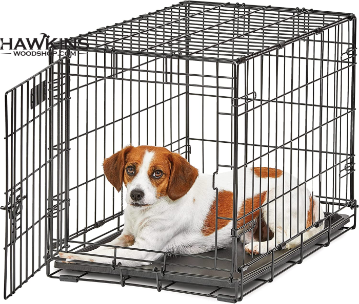 MidWest Homes for Pets XL Dog Crate | MidWest Life Stages Double Door  Folding Metal Dog Crate | Divider Panel, Floor Protecting Feet, Leak-Proof  Dog
