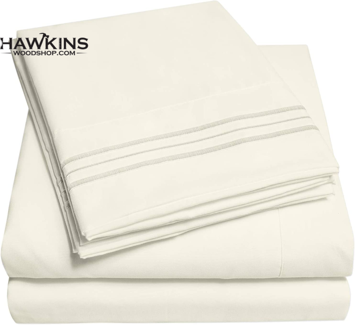 Extra Deep Pocket Fitted Sheet Elastic Corner Straps Fitted Sheets