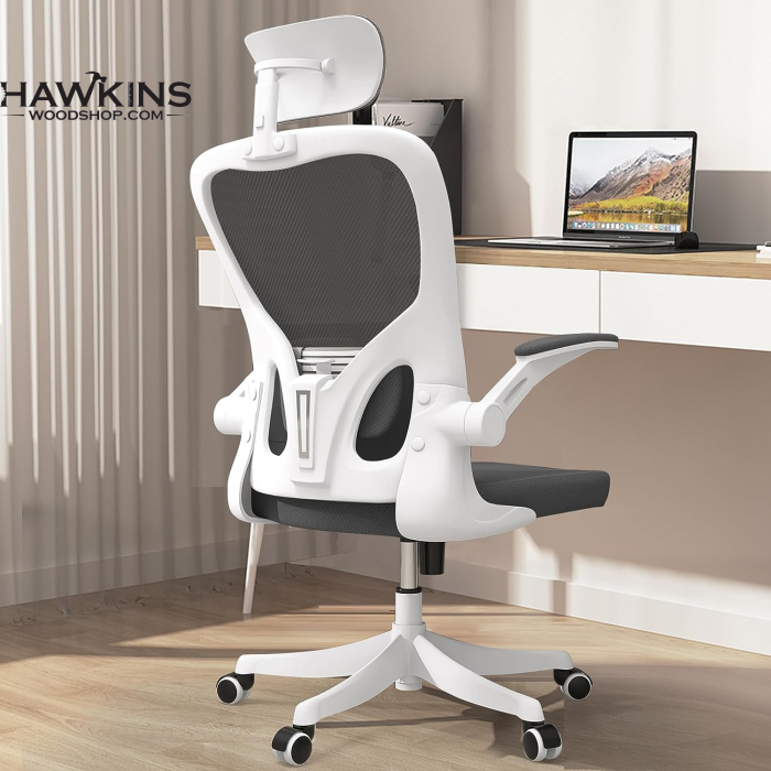 Lybaint Office Chair, High Back Ergonomic Office Chair with Adjustable Lumbar  Support and Headrest, Home Office Desk Chair with Thickened Cushion Desk  Chairs Computer Chair Khaki 