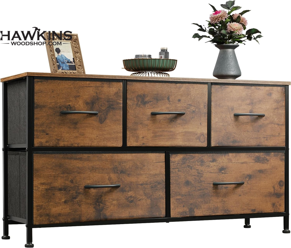 WLIVE Dresser for Bedroom with 8 Drawers, Wide Fabric Dresser for Storage  and Organization, Bedroom Dresser, Chest of Drawers for Living Room,  Closet