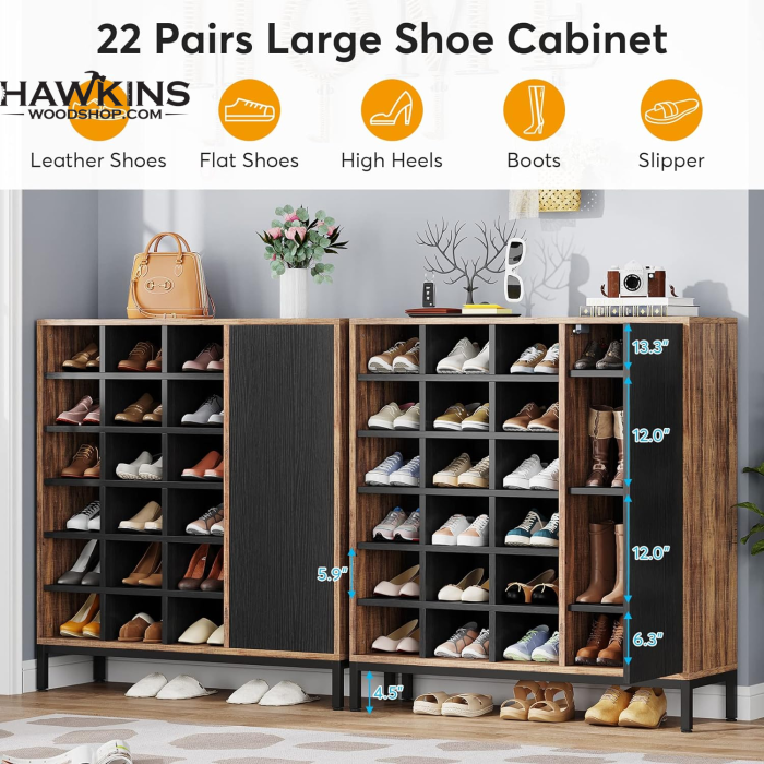 30 Pair Shoe Storage Cabinet in 2023  Wooden shoe storage, Shoe storage  rack, Shoe storage cabinet