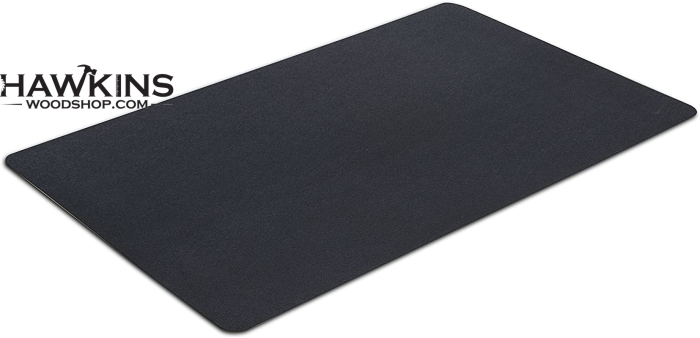 VersaTex 24 x 36 Multipurpose Recycled Rubber Floor Utility Mat, Black