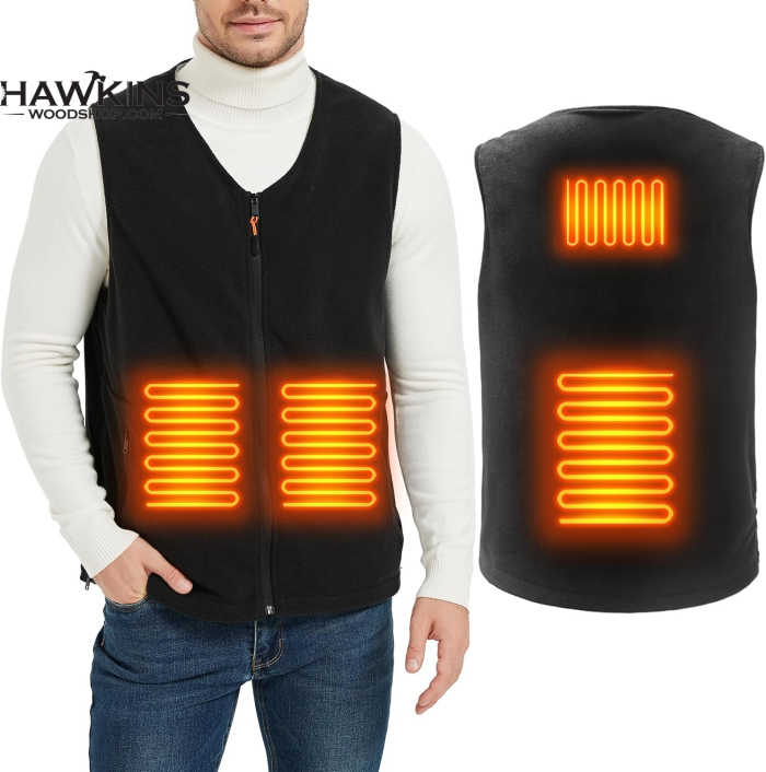 Heated Vest for Men and Women, USB Charging Heating for 8 Hours, Heated  Jacket for Outdoor Work, Fishing (NO Battery) –