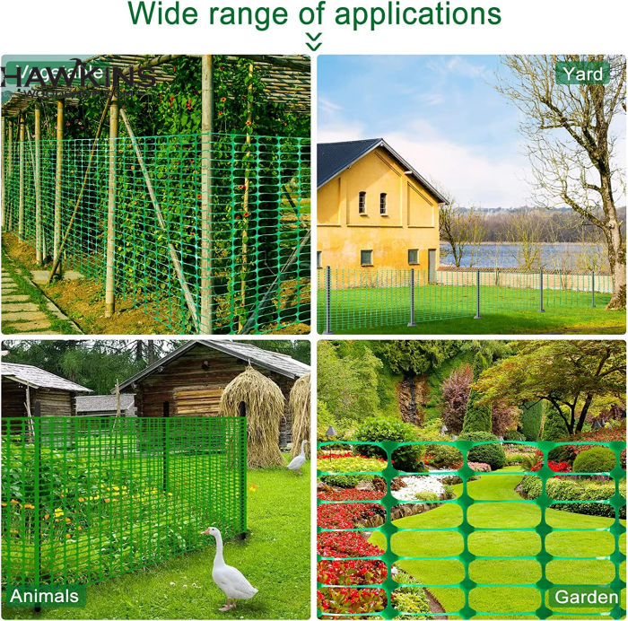 50% Reusable Plastic Chicken Wire Fence Mesh Lightweight Durable