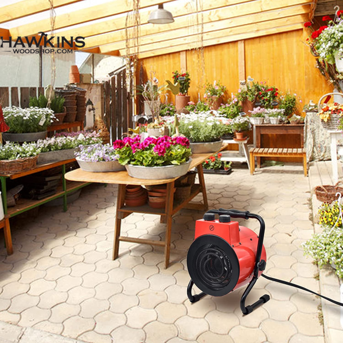 LHUKSGF Greenhouse Heater with Digtal Thermostat, Grow Tent Heaters,  Overheat Protection, Fast Heating for Green House, Flower Room, BK