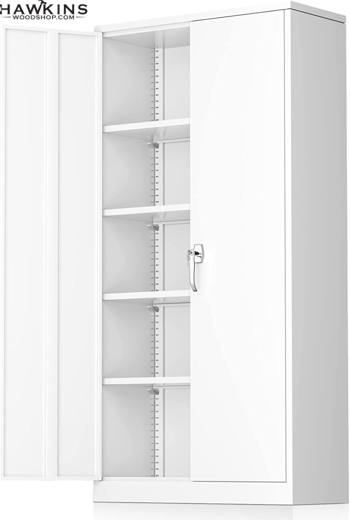 Storage Cabinets With Doors And Shelves,72 Metal Garage Storage